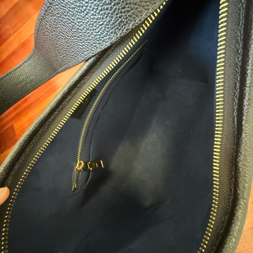 LV Louis Vuitton CarryAll PM Black Monogram Empreinte Leather Shoulder Bag - Picture 16 of 16